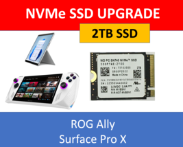 Wd 2TB M.2 2230 Ssd Nv Me PCIe4x4 SN740 For Asus Rog Ally Steam Deck Usa - £171.65 GBP