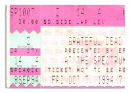 Grateful Dead Konzert Ticket Stumpf Oktober 7 1994 Philadelphia - £42.36 GBP