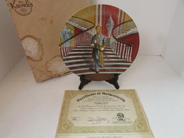GONE WITH THE WIND ASHLEY COLLECTOR PLATE #15588 COA BOX 2ND ISSUE  - £15.54 GBP