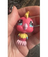 Littlest Pet Shop Pink And Yellow Teal Cockatoo Bird #2330  Hasbro 2006 - $13.02 CAD