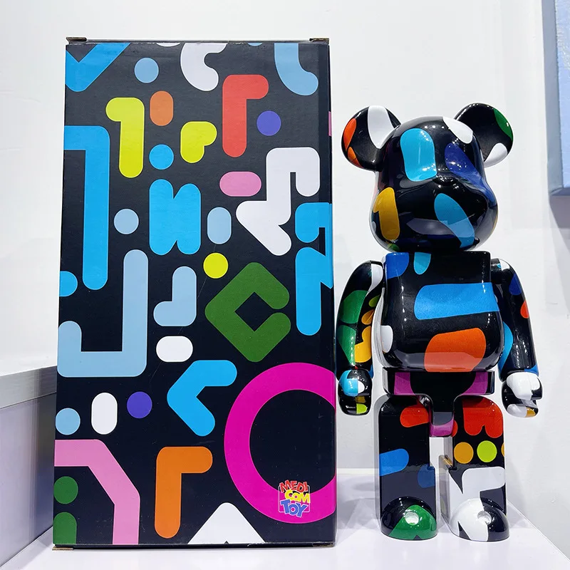 0 yoon trend graffiti art violence bear hand made 400 28cm building block bear tabletop thumb200