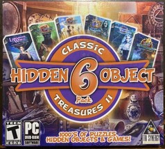 Classic Treasures II - Hidden Object 6 Pack PC Game - Brand New, Factory Sealed - £3.12 GBP