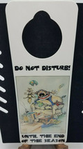 NOS Vintage 1990s Novelty Door Hanger Gary Patterson Do Not Disturb - $5.89