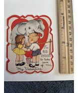 Vintage valentine A-Meri-Card Elephant Trunkfull of love 118 - £10.95 GBP