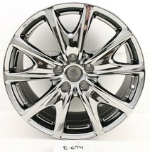 New OEM Infiniti G37 Rear 18&quot; Enkei Rear Dark Chrome Alloy Wheel D0300-1... - £151.85 GBP
