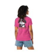 Women’s Relaxed T-Shirt – Service Back Print (Berry) - $75.60 CAD