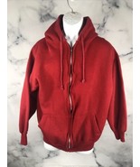 Jon Lauren Apparel VTG Zip up Red Sweater Jacket Men Large - €16,03 EUR