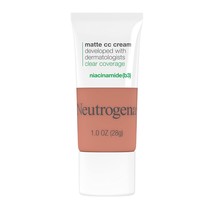 Neutrogena Clear Coverage Flawless Matte CC Cream, Full-Coverage Color Correctin - £19.13 GBP