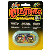 Zoo Med Creatures Dual Thermometer &amp; Humidity Gauge - £7.89 GBP+