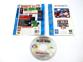Sega CD Bill Walsh College Football Game, Manual, and Box Art - £5.91 GBP