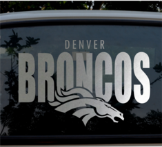  Denver Broncos 15&quot; Vinyl Car Truck Decal Window Sticker   - £13.19 GBP