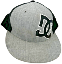 DC Shoe Company Men&#39;s Tweed Grey and Black Flexfit Fitted L/XL Hip Hop H... - $7.60