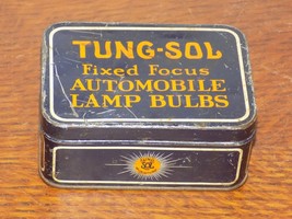 Vintage Tung-Sol Automobile Lamp Bulbs Tin - $19.80
