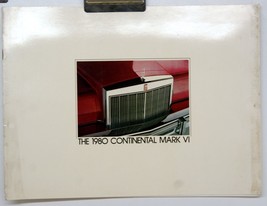 1980	Continental Mark VI Advertising	 Dealer Sales Brochure 4595 - $7.43