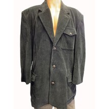 Nick It Men&#39;s Black Corduroy Blazer / Sports Coat Size XL SKu 4846 - £32.17 GBP