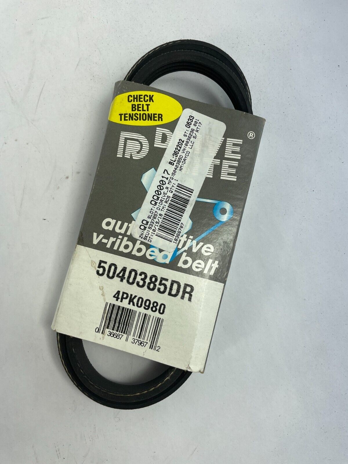 OEM Dayco Drive Rite 5040385DR 4PK0980 Check Belt Tensioner - $16.82