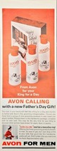 Avon Calling Avon For Men - Father's Day Gift -1964 Vintage Print Ad - £7.63 GBP