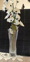 ELEGANT CRYSTAL FLUTED VASE WITH HEAVY BOTTOM 6 1/2" TALL image 3