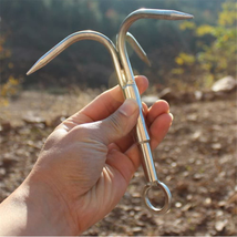 Grappling Hook Grapnel Hook 3-Claw Stainless Steel Tree Climbing NEW - £16.29 GBP