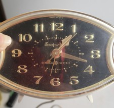 GE Electric Clock with Alarm Model No. 7336 Works VTG image 2