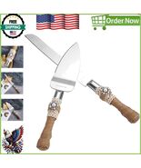 Rustic Wedding Cake Knife and Serving Set - Handmade Elegance for Specia... - $37.18 CAD