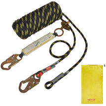 VEVOR Vertical Lifeline Assembly, 0.55'' x 25' Fall Protection Rope , Po... - $34.90