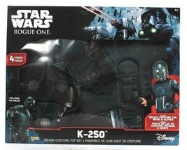 Imagine By Rubie&#39;s Disney Star Wars Rogue One K-2S0 Deluxe 4 Pc Costume Top Set - £22.32 GBP