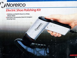  NORELCO ManCare Collection Electric Shoe Polishing Polisher Kit WORKS!  - $351.22 MXN