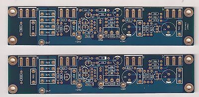 Mosfet SE class A JFET input power amp stereo PCB short version ! - $13.09