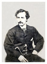 John Wilkes Booth The Man Who Shot President Abraham Lincoln 5X7 Photo - £6.64 GBP