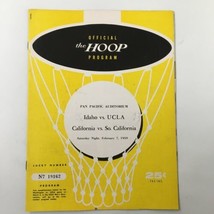 February 7 1959 NCAA Basketball Idaho vs UCLA Bruins The Hoop Official Program - £37.09 GBP