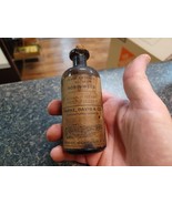 Vintage Brown Empty Rosin Weed Extract Apothocary Bottle Parke Davis Co. - $552.51 MXN