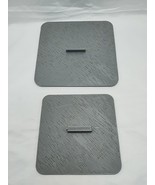 (2) Large Gray Miniature Bases 3 3/4&quot; And 4 3/4&quot; - $293.83 MXN