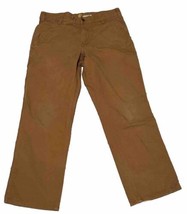 Carhartt Relaxed Fit Carpenter Cargo Work Wear Gold Jeans Tag 33x30 - £19.62 GBP