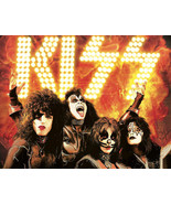 Kiss Classic Rock Band Group Icon Music Band Man Cave Wall Décor Metal T... - £12.54 GBP