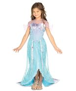 Beautiful Deluxe Blue Mermaid Princess Ariel Dress-up Costume Todd S M, ... - £28.02 GBP