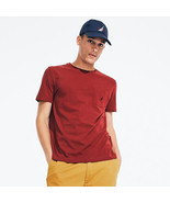 Nautica Mens Solid Crew Neck Short-Sleeve Pocket - £16.65 GBP