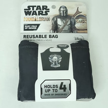 Disney Star Wars the Mandalorian Reusable Tote Bag with Pocket NEW - £13.35 GBP