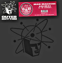 Man Machine Animal / Shout 12&quot; Vinyl Nm Uk Import Outer Rhythm MMAN3T - $86.80