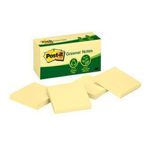 Post-It Yellow Recycled Notes (76x76mm) - $31.61