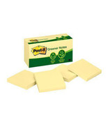 Post-It Yellow Recycled Notes (76x76mm) - £25.18 GBP
