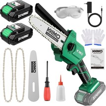 Kimo Mini Chainsaw 6 Inch, 2.3Lb Handheld Chainsaw, Battery Powered Chai... - $86.99