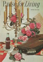 Pause for Living Winter 1959 1960 Vintage Coca Cola Booklet Christmas - $9.89
