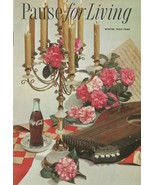 Pause for Living Winter 1959 1960 Vintage Coca Cola Booklet Christmas - £7.87 GBP