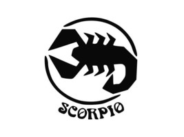 Scorpio Logo Birth Sign Astrology Zodiac Vinyl Decal Car Sticker Choose Size - $2.76+