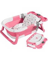 Tpn Collapsible Baby Bathtub For Infants To Toddler With Real-Time Temp - $65.97