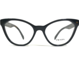 Prada Eyeglasses Frames VPR 02T 1AB-1O1 Black Brown Tortoise Cat Eye 52-... - $128.69