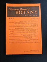 American Journal of BOTANY Official Publication October 1986 Volume 73 No 10 - £22.34 GBP