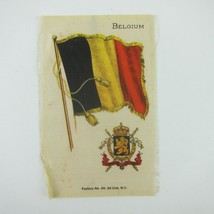 Silk Cigarette Card Zira Cigarettes Belgium Belgian Flag Crest Tobacco A... - £7.85 GBP