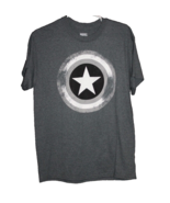 Marvel Captain America Men&#39;s T-Shirt Faded Shield Size Medium M NEW NWT - £10.64 GBP